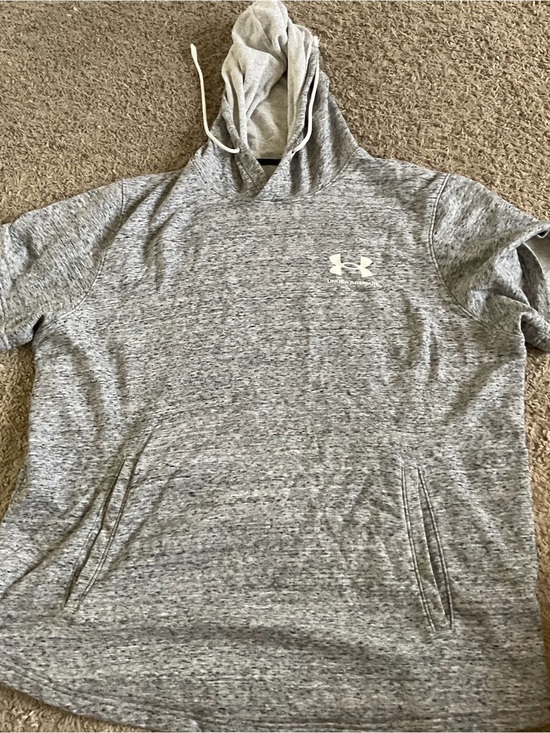 Under Armour Other - Men’s XL used as is UA Under armour grey terry short sleeve hoodie
